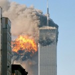 The South Tower is being attacked during 9/11. Photo By: Creative Commons