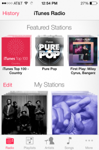iTunes radio lets users listen to music and instantly buy anything they like.