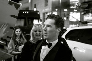 Actor Benedict Cumberbatch, who voices Smaug and the Necromancer, at the Los Angeles premiere. Source: DalWang92 on Flickr.