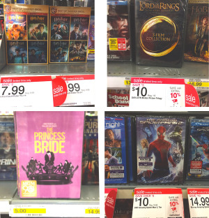 Old and new blockbuster hits can be found just under $10. Photo by Kerrie DeFelice