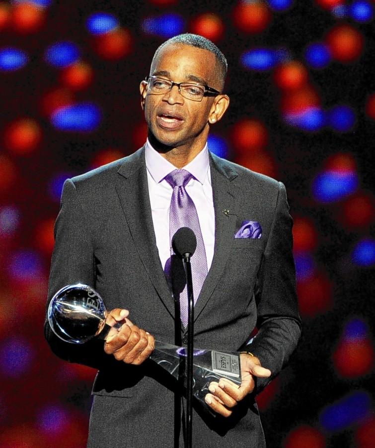 Scott accepted the Jimmy V award at the 2014 ESPYs due to his extreme perseverance while battling cancer. Courtesy of bleedingcool.com. 
