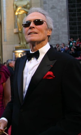 The director of the film, Clint Eastwood. By Army.mil (File:Eastwoodtuxedo.jpg) [CC BY 2.0 (http://creativecommons.org/licenses/by/2.0)], via Wikimedia Commons