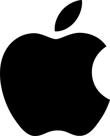 The famous Apple logo everyone around the world is familiar with.  By Image SVG créé par Utilisateur:Quark67 avec Inkscape à l'aide de la police de caractère Helvetica fournie avec Mac OS X. (Quark67 at fr.wikipedia) [Public domain or Public domain], from Wikimedia Commons