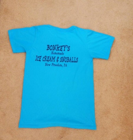 A Bonkey's T-shirt that can also be bought at the local store.  Photo By:  Courtney Rodgers