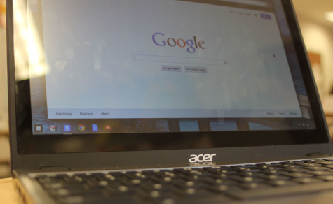 Students can access the Internet with their Chromebooks to further their educations. Photo by Karly Matthews.