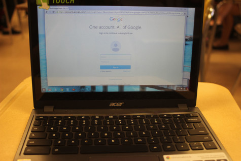 Students will be able to utilize the Chromebooks throughout all their classes. Photo by Karly Matthews.