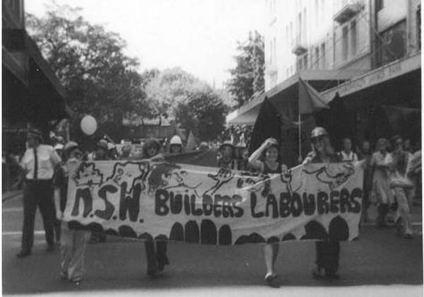 NSW_Builders_Labourers_march_on_IWD_1975