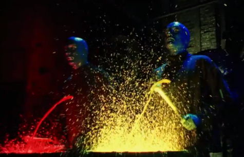 Blue Man Group incorporates color in to their performance. Photo Courtesy of: http://www.blueman.com/universal-orlando/about-the-show
