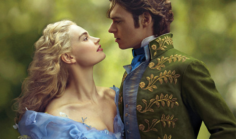 The classic fairytale stars Lily James as Cinderella and Richard Madden portraying Prince "Kit" Charming. Courtesy of comingsoon.net. 