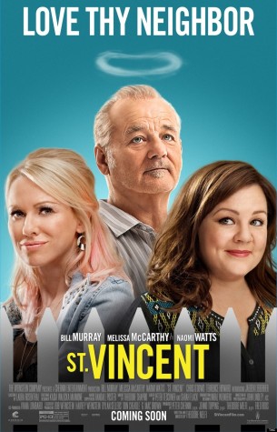 Bill Murray is 'St. Vincent' when his new neighbor and her son come into his life. Courtesy of huffingtonpost.com. 