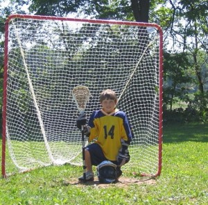Silk at Freeland lacrosse when he was in the second grade.  Photo By: Shane Silk