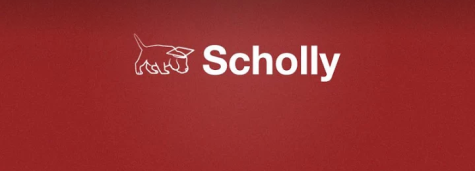 This is what the app Scholly looks like. Photo by: Stella Trovato