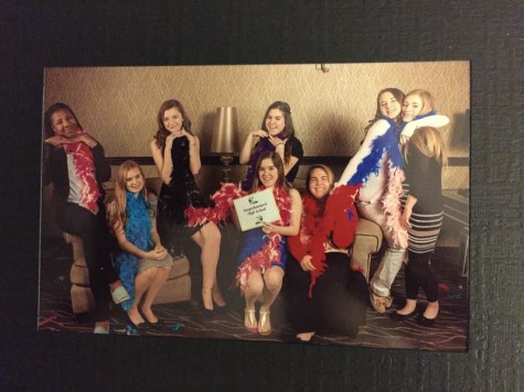 The girls were able to take a group picture in a studio that was set-up for them while at the event. 