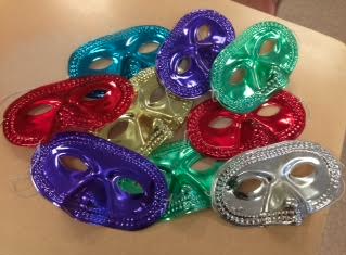 Junior class council will be selling masks for $1 to add to the theme Masquerade. Photo by: Abigail Benttz