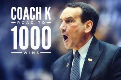Coach K reached 1,000 wins this season, good for most in NCAA history.