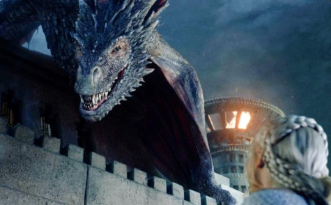 As the season 5 premiere approached, the hashtag #CatchDrogon trended as viewers wondered where Daenerys' dragon went. Courtesy of twitter.  