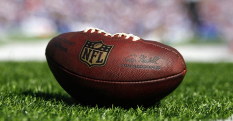 An exaggerated under-inflated football. Photo by Getty Images 