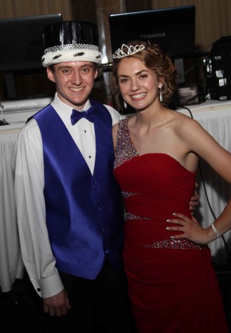 The prom prince and princess crowned were juniors Matthew Barnhart and Rachel Banchiere. Courtesy of Lifetouch. 