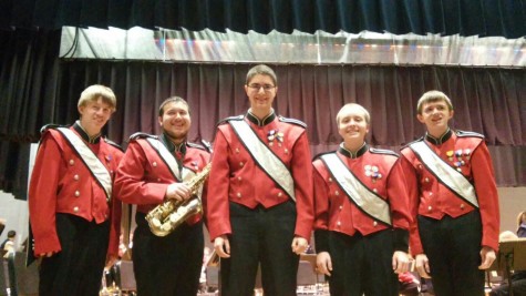 2014 Band Districts member, including recurring member Julien Sherman (far left), pose proudly.
