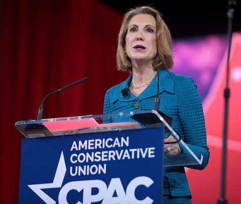 Businesswoman Carly Fiorina represents conservative women in America. Photo by Gage Skidmore from Peoria, AZ, United States of America (Carly Fiorina) [CC BY-SA 2.0 (http://creativecommons.org/licenses/by-sa/2.0)], via Wikimedia Commons.