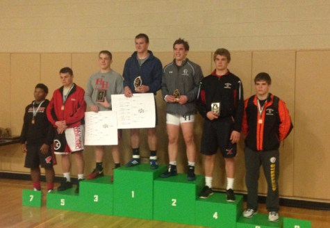 Junior Jack Allred placed 4th at Donegal's wrestling tournament December 19th. Photo By: Brad Keeney