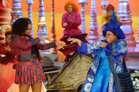 THE WIZ LIVE! -- Pictured: (l-r) Shanice Williams as Dorothy, Amber Riley as Addapearle -- (Photo by: Virginia Sherwood/NBC)