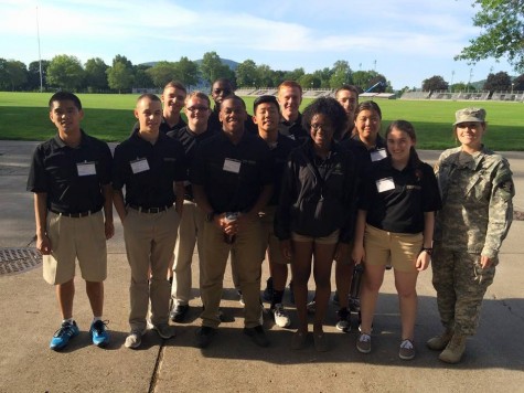 Duffy joins other prospective cadets at the summer leadership experience at West Point. Photo Courtesy of Brigit Duffy