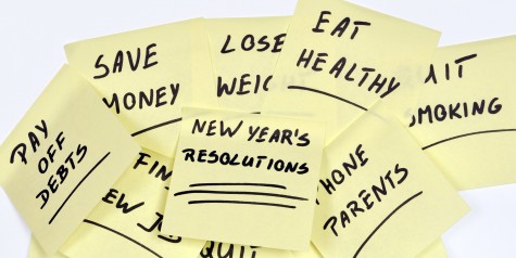 Some of the most popular New Year's Resolutions are to lose weight and save money.