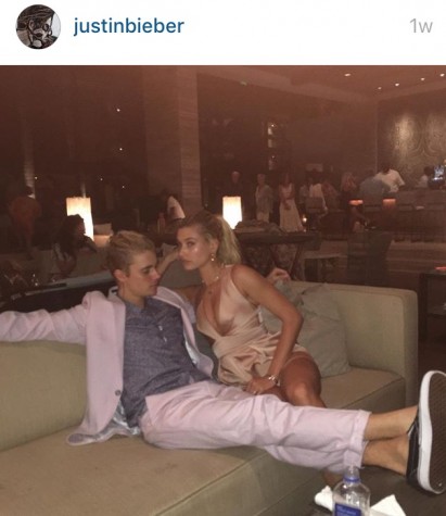 Photo posted by Bieber with new girlfriend, Hailey Baldwin.