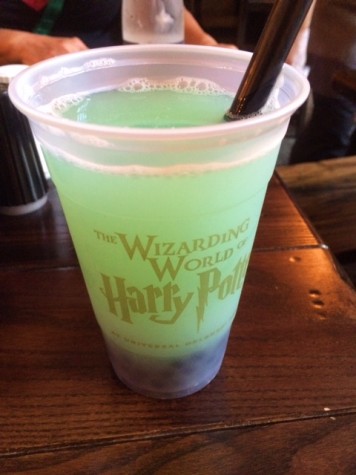 Fishy Green Ale is a drink enjoyed by many muggles throughout their visit.