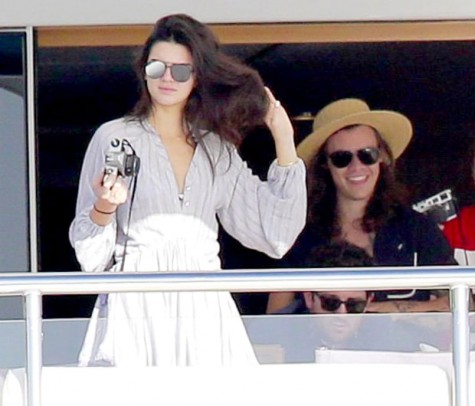 Jenner and Styles spotted on their island getaway.