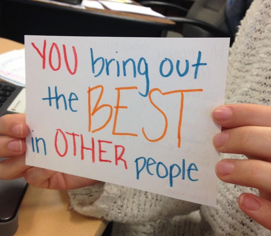 Students Embrace Random Acts of Kindness Day