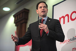 Marco Rubio speaking about his campaign. By Gage Skidmore from Peoria, AZ, United States of America (Marco Rubio) [CC BY-SA 2.0 (http://creativecommons.org/licenses/by-sa/2.0)], via Wikimedia Commons