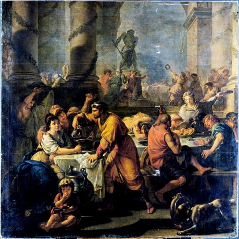 Artist Antoine Callet's depiction of the Roman holiday Saturnalia, which is celebrated by Susquehannock's Latin Club. Photo courtesy of Wikimedia Commons.
