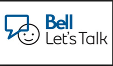 Bell Lets Talk logo created for the program Photo http://www.brandandmortar.com/social-media/lets-talk-mental-illness/