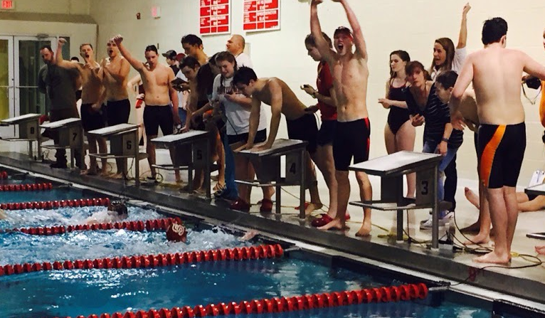 Seniors Swim their Last Event