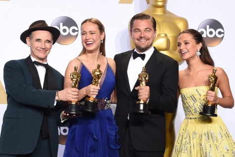The top actors of the night pose with their awards. Photo by Jason Merritt/Getty.