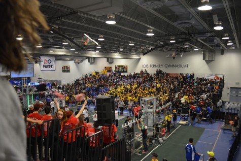 The stands were filled to capacity at Saturday's event. Photo courtesy TechFire 225.