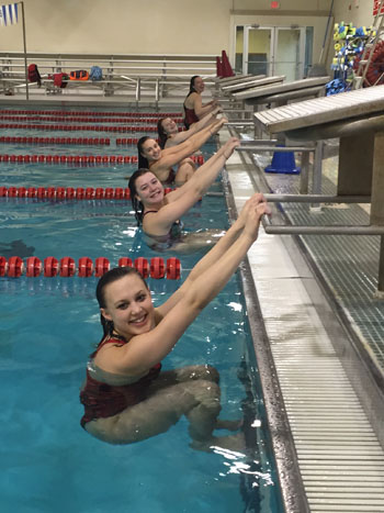 Students prepare to compete at districts. 