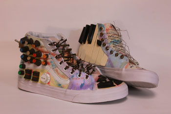 Students do not necessarily have to make the shoes wearable. They can just use the shoes as a base.