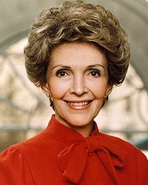 This is a photo of Nancy Reagan in her earlier years. Photo courtesy of Getty Images.