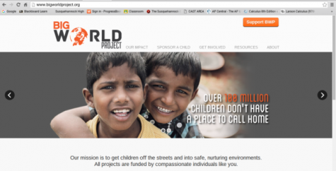 The Big World Project homepage provides information and resources for the organization.