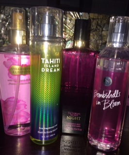 Perfumes from Bath and Body Works and Victoria's Secret are highly wanted. 