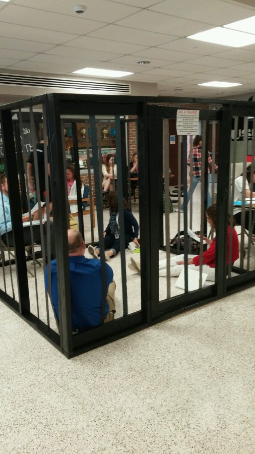 Multiple teachers were jailed at the same time throughout the day.