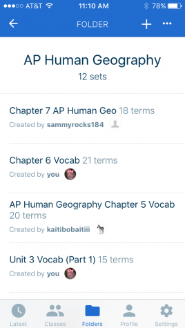 An app such as Quizlet is a great way to study.