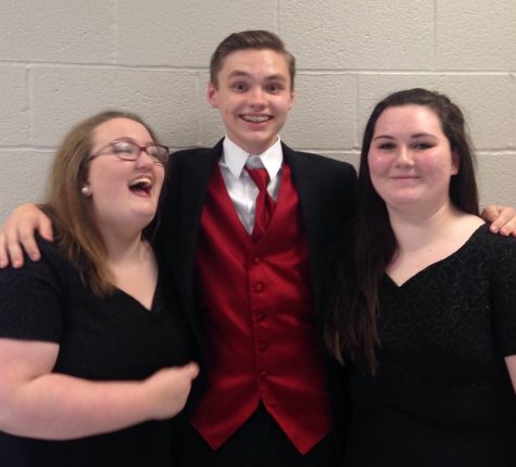 Rachel Sergent, Kaleb Fair and Shannon Moran expressed their excitement for the concert. 