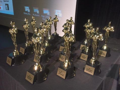 Awards at the Dallastown Film Festival. Photo courtesy of Matthew Schiffbauer.