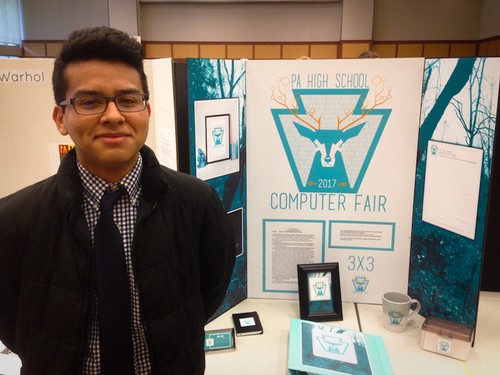 SHS Students Compete in State Computer Fair; David Gallegos Places Second