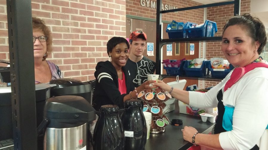 Staff and students are now able to buy coffee, tea, snacks and more at the Susky Station.
Photo by: Ariel Barbera