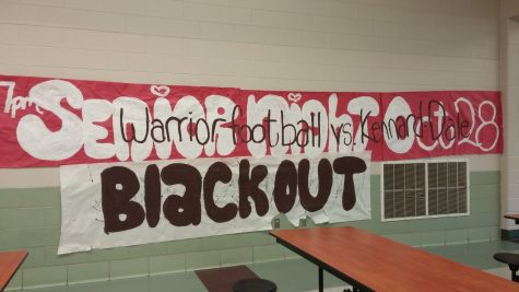The Warriors play against Kennard-Dale on Friday night. Students who attend are expected to wear black. Photo by: Ariel Barbera